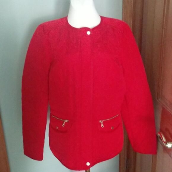 Talbots Lightweight Quilted Coat Size Medium - Picture 1 of 7